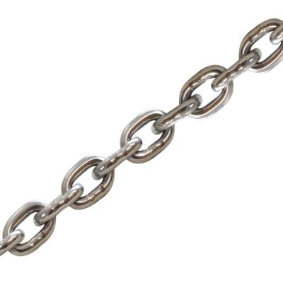 MarineNow 1/2" G43 ISO AISI 316 Marine Grade Stainless Steel Anchor Chain | Mirror Polished Finish | Marine Grade | ISO G43 (30 ft)