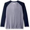Intensity Boy'S Raglan Baseball Tee, Oxford/Navy, X-Large view 2