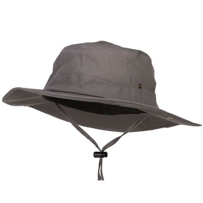 Big Size Fishing Aussie Hat - Charcoal OSFM