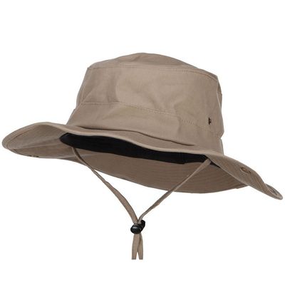 Big Size Fishing Aussie Hat - Khaki OSFM