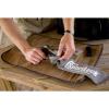 Birchwood Casey SportLock Silicone Gun Sleeve | Durable Silicone-Impregnated Gun Sock for Corrosion, Abrasion, and Scratch Protection - Handgun Size (15" L x 3.75" W),Gray view 3