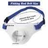 ASOCEA Fishing Fighting Waist Belt 2.5 Inch Inner Dia Offshore Tackle Boat Fishing Rod Holder view 2