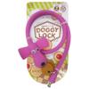 TS Bike DG-01 Doggie Lock, Diameter 0.4 x 23.6 inches (9 x 60 cm), Pink view 1