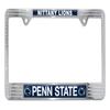 Elektroplate Penn State University Nittany Lions Crystal Metal License Plate Frame view 1
