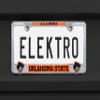 Elektroplate Officially Licensed  Oklahoma State University Alumni Chrome Metal License Plate Frame with 3D Logos affixed | Premium Metal Car Tag Holder | Weather-Proof Automotive Accessory view 2