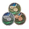 Decade Awards Colorful Golf Medal - Gold 1st Place Golf Medal with Stars and Stripes Ribbon, 2.5 Inch - Custom Engraved for Tournaments, Scrambles and Club Events - Customize Now (Gold-SSNB) view 3