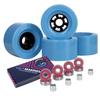 Cal 7 90mm 78A Cruiser Skateboard Wheels, Longboard Flywheel (Solid Light Blue) view 2