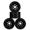 Cal 7 90mm 78A Cruiser Skateboard Wheels, Longboard Flywheel (Solid Black) view 3