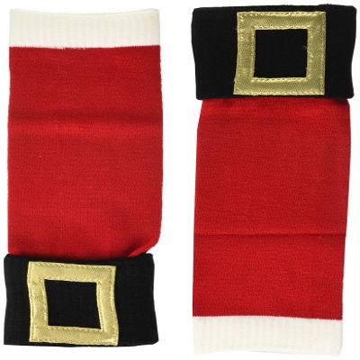 Christmas Santa Arm Warmers, Adult
