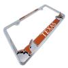 AMG Premium Mascot License Plate Frame w/Dual 3D Texas Longhorns Logos - Second Generation (Texas) view 1