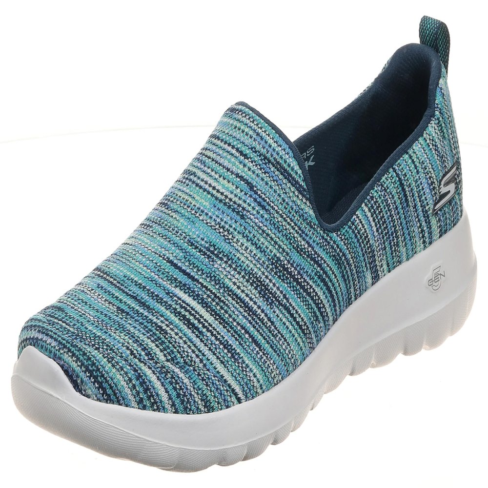 Skechers Women's Go Walk Joy - 15615 Wide, Navy/Multi, 5