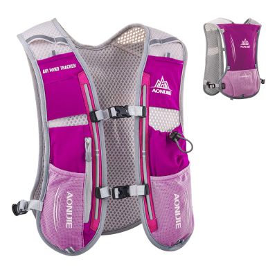 TRIWONDER Running Hydration Vest Water Pack Backpack for Women Men Pink 5L Runner Trail Race Marathon Cycling Jogging Hiking (Rose Red - Only Vest)