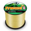 Frwanf Braided Fishing Line 4 Strands Super Strong PE Fishing String ExtremePower Fishing Braid Line for Saltwater and Fresh Water 10LB Test 100M/109Yards Yellow view 1