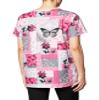 24|7 Comfort Scrubs Women's Butterfly Patches V Neck Scrub Top Shirt, Butterfly Patches, Small view 2