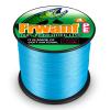 Frwanf Braided Fishing Line 4 Strands Super Strong PE Fishing String ExtremePower Fishing Braid Line for Saltwater and Fresh Water 15LB Test 100M/109Yards Blue view 1