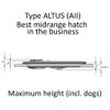 Altus Escape Hatch, 24.7"x24.7", Silver view 3