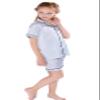 Horcute Pajamas Little Kid Sleepwears Set Pjs Clothes Short Sleeve Silver 120# 4-5Y view 2