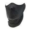 MUK LUKS mens Muk Luks Neo Fleece Half Mask-black Apparel Accesory, Black, One Size US view 1