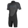 O'Neill Youth Reactor-2 2mm Back Zip Short Sleeve Spring Wetsuit, Lightweight Warmth and Flexibility for All Water Activities, Black/Graphite, 16 view 1