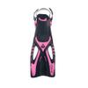AKONA Caicos Short Blade Snorkeling and Swim Adjustable Fins (Magenta, 9-13) view 1