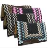 Showman 34"x36" Contoured Wool Top Cutter Style Saddle Pad view 1