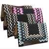 Showman 34"x36" Contoured Wool Top Cutter Style Saddle Pad view 3