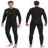 Lemorecn Wetsuits Mens Front Zip Neoprene 3mm Full Suit(3040black-3XL) view 1