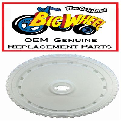 White 16" FRONT WHEEL for FROZEN The Original Big Wheel, Original Replacement Parts