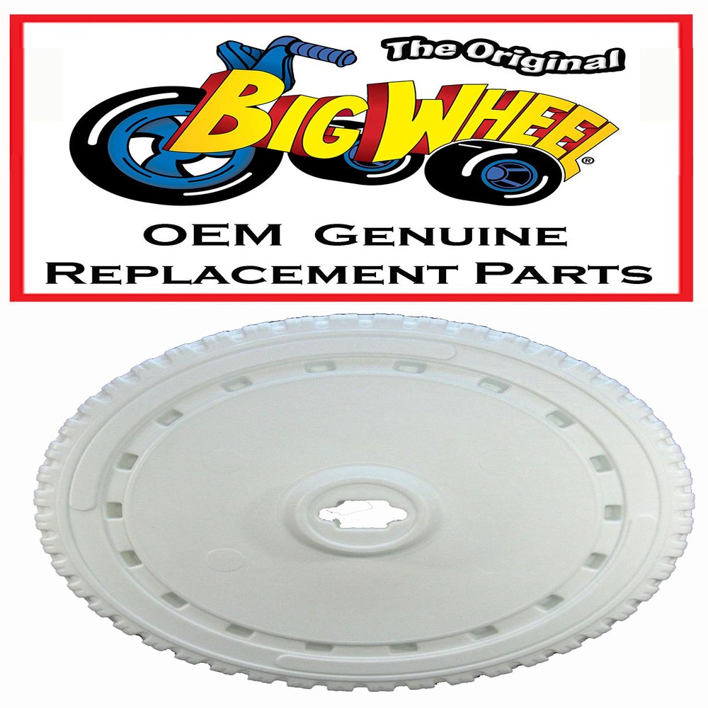 White 16" FRONT WHEEL for FROZEN The Original Big Wheel, Original Replacement Parts