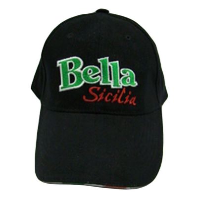 Bella Sicilia Baseball Cap Black