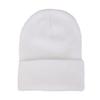 CANCA Unisex Cuff Warm Winter Hat Knit Plain Skull Beanie Toboggan Knit Hat/Cap (White) view 1
