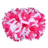 ICObuty Plastic Cheerleading Pom pom 6 inch 1 Pair(Hot Pink-White) view 1