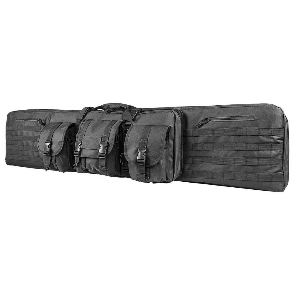 NcStar CVDC2946U-55 Double Carbine Case, 55" Urban Gray, Large