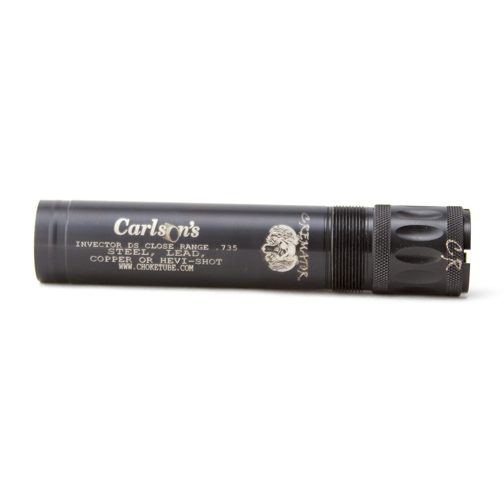 Carlson's Choke Tubes 12 Gauge for Browning Invector DS [ Close Range | 0.735 Diameter ] Blued Steel | Cremator Non-Ported Waterfowl Choke Tube | Made in USA