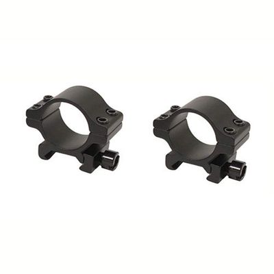 Tasco TS00701 Aluminum Picatinny-Style Rings, 1", Low, Matte Black, Clam Package