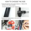 Bike Seat Post 28.6mm x 350mm FOMTOR Bicycle Alumium Adjustable Seatpost for MTB Road Bike BMX view 4