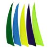 CHINA AMIER ARCHERY Arrow Feathers 4" Turkey Feather Arrow Fletching Feather Peltate Right Wing Natural Vanes (F-Green) view 2