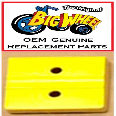 Yellow Fork Block for The Original Big Wheel HOT CYCLE, Original Replacement Parts