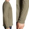 NICTIME Custom Long Sleeve Tee Add Design Your Own for Men Front and Back Print (S, Long Sleeve-Grey) view 2