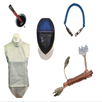 Blade 5 PC Electric FOIL Set - Foil, Lame, Mask, Mask Connector, Body Cord (Small, Left)