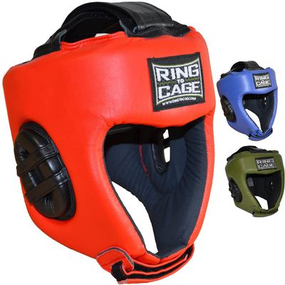 Amateur Competition Boxing Headgear - 3 Colors (Red, Large)