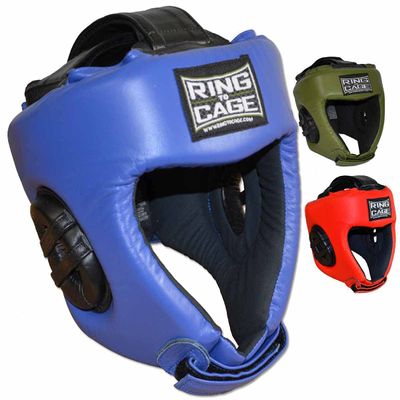 Amateur Competition Boxing Headgear - 3 Colors (Blue, X-Large)