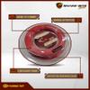 Golden Set Snake-Bite Smooth 17g (1.25mm), Reel (660ft/200m), Polyester Tennis String (Red) view 2