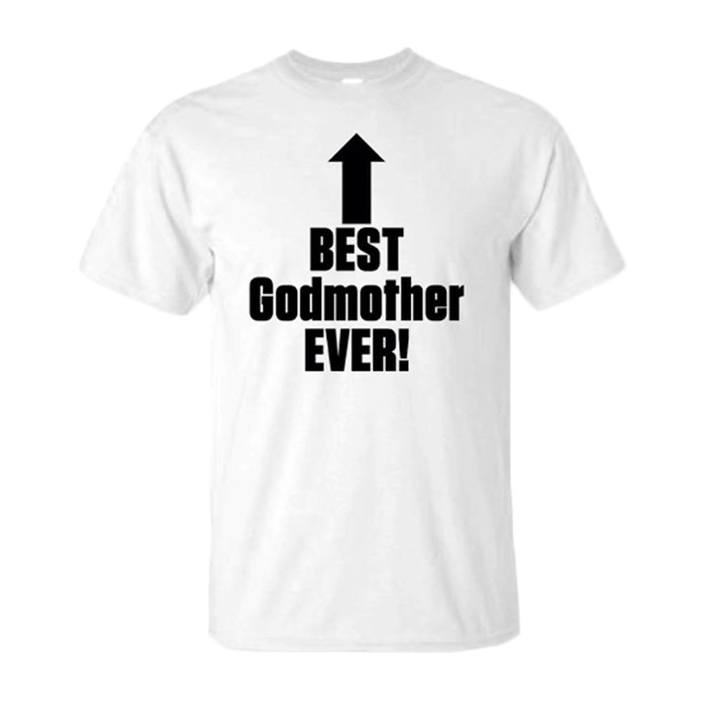 Express Design Group The Best Godmother Ever! Tee 4X-Large White