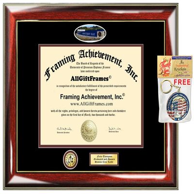 AllGiftFrames CSUMB Diploma Frame with Personalized Engraved California State University Monterey Bay Custom Degree Frame Logo Insignia Certificate Framing Case Graduation Gift College Campus Picture
