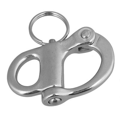 Stainless Steel Rigging Sailing Boat Yacht Marine Hard Fixed Bail Snap Shackle (53mm)