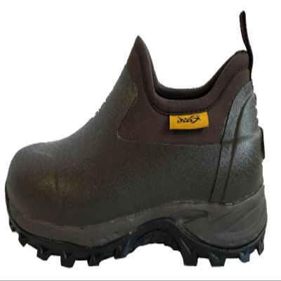 Reed Men's Weston 4" Slip-On Neoprene Boot Dark Brown in 8