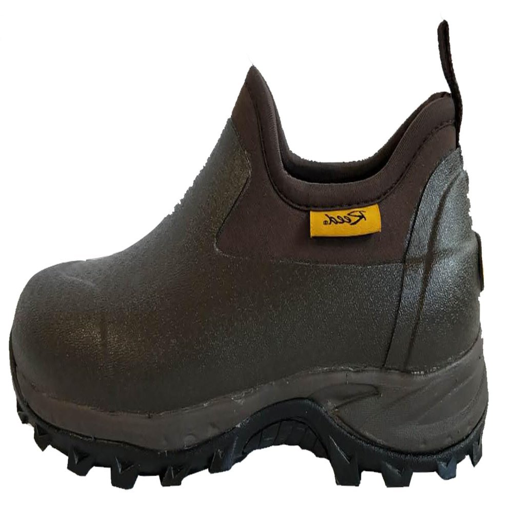 Reed Men's Weston 4" Slip-On Neoprene Boot Dark Brown in 8