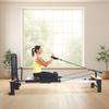 Stamina Products AeroPilates Pro 565 Pilates Reformer with Oak Wood Base  Studio Grade for Home Use with Cardio Rebounder, Adjustable Foot Bar, 4 Resistance Springs, and Workout DVD view 4