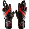 Epic Leather Gym Gloves with Built in 2" Wide Wrist Wraps Best Grip & Design for Weightlifting Power Lifting Bodybuilding & Strength Training Workout Exercises (RED, X-Small 6 5/8" - 7") view 1